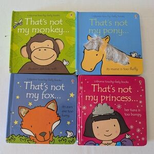 That's Not My Book Series: Monkey, Pony, Princess, Fox -- Fiona Watt